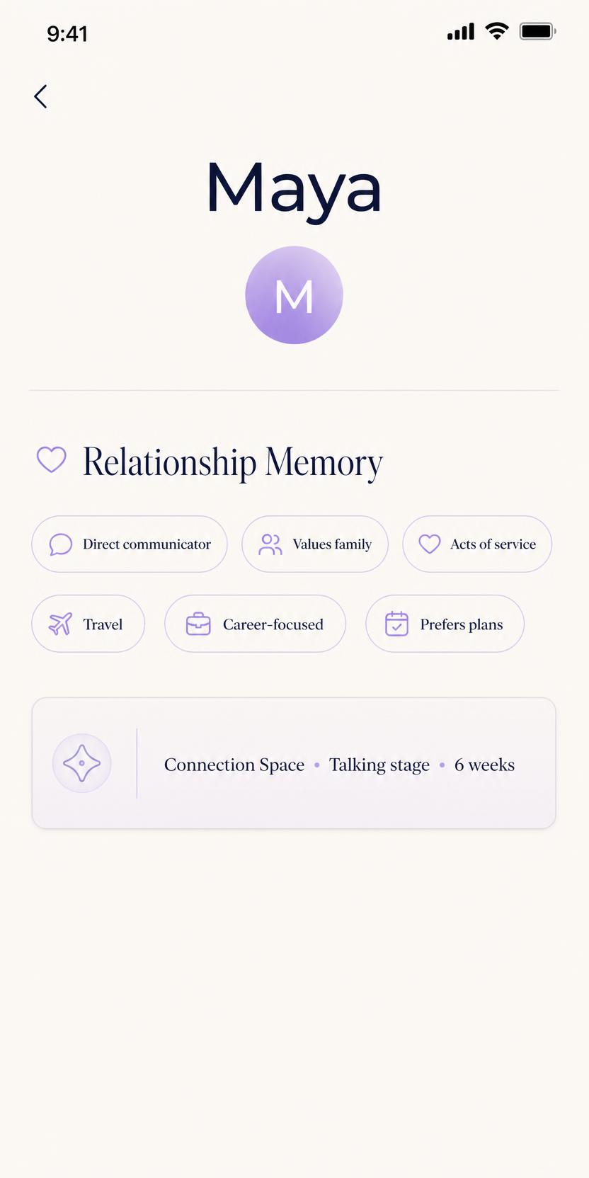 Kairo memories and insights for one connection